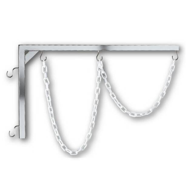 Chaîne plastique blanche (vendue par 1.5m)