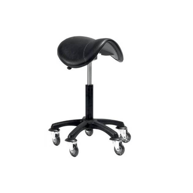 Tabouret Saddle noir - Pompe à gaz