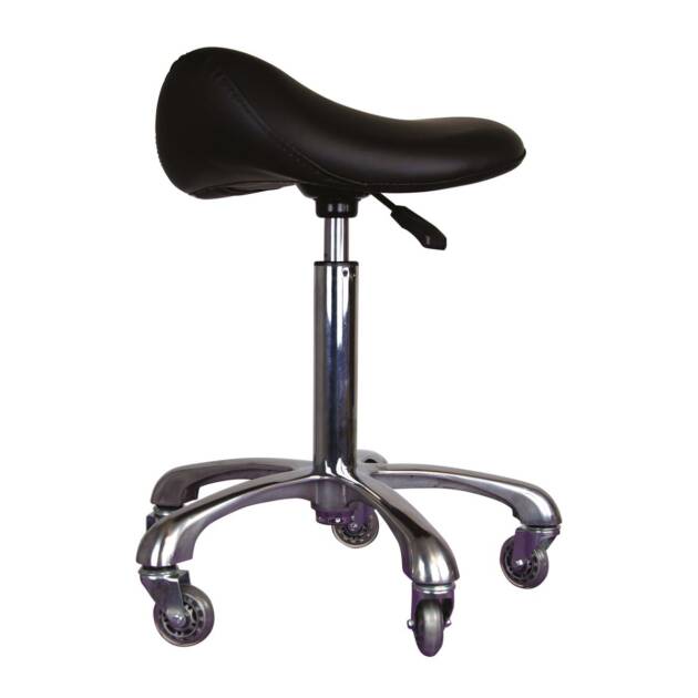 Tabouret selle de cheval - Noir