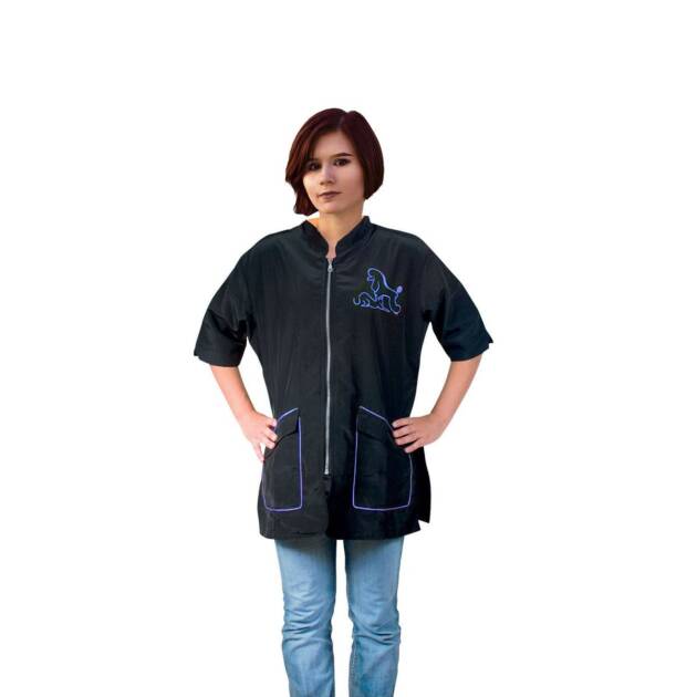 Blouse Letizia - Broderie bleue - Taille S