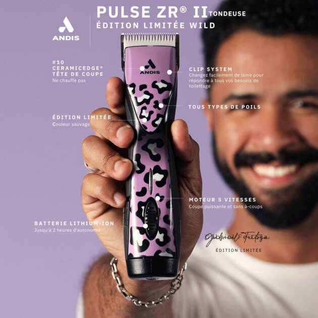 Andis - Tondeuse Pulze ZR Wild - Sans fil