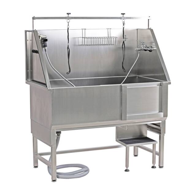Phoenix - Baignoire Inox sur chassis fixe