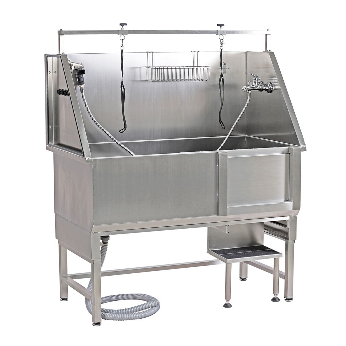 Phoenix - Baignoire Inox sur chassis fixe