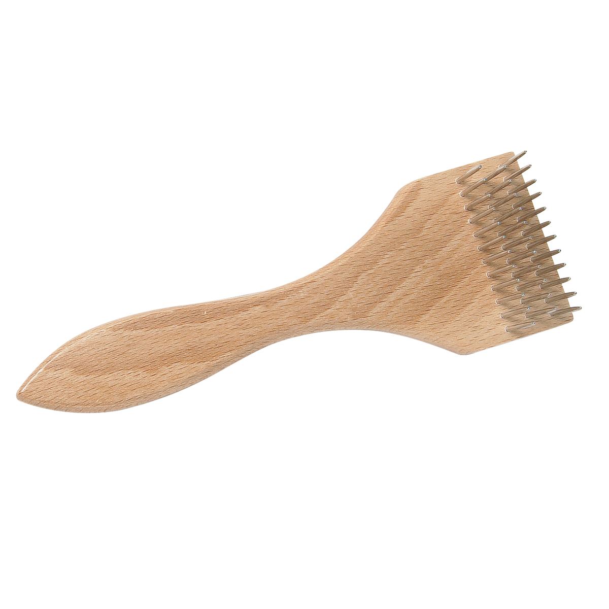 IDéalDog - Étrille 3 rangs - Bois