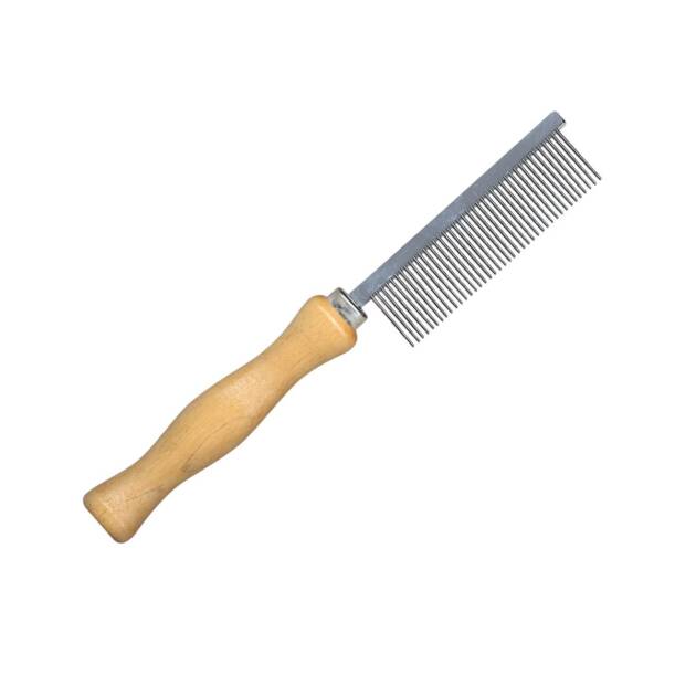 IDéalDog - Peigne bois - Fin