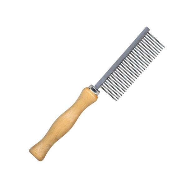 IDéalDog - Peigne bois - Moyen