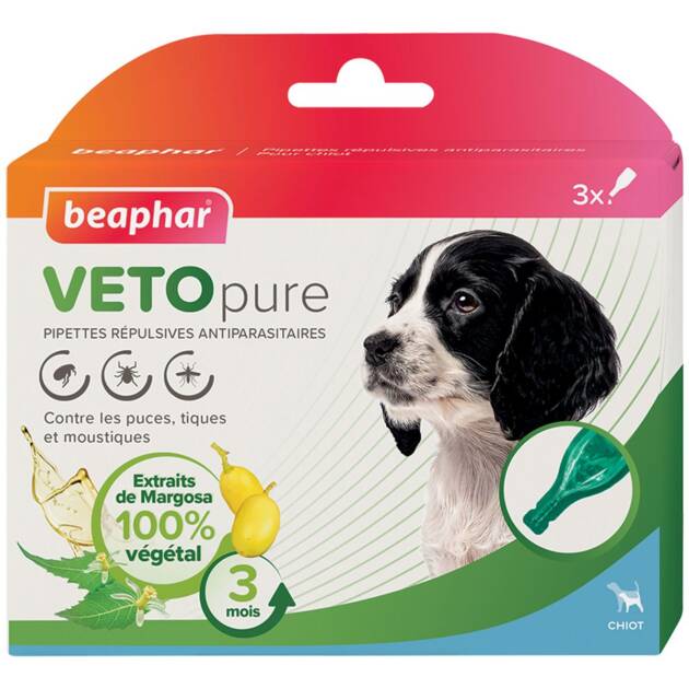 Beaphar - Pipettes chiot - 3 pièces