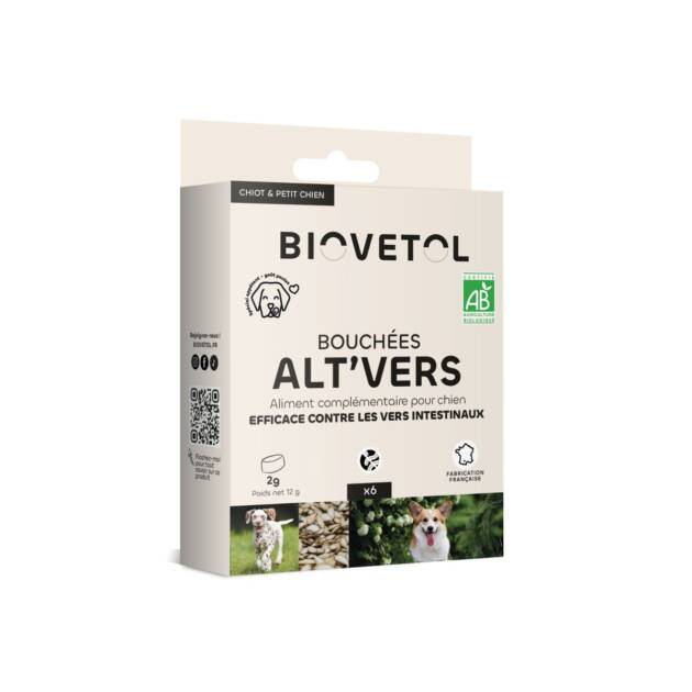 Biovétol - Bouchées Alt'Vers - Chiots & chiens