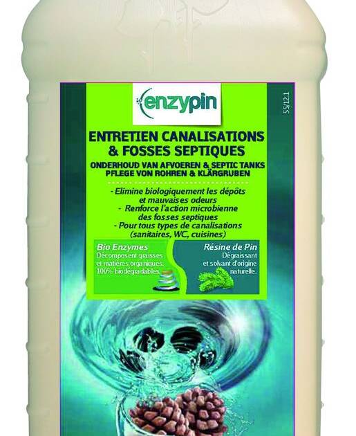 Enzypin - Entretien canalisation - 1l.