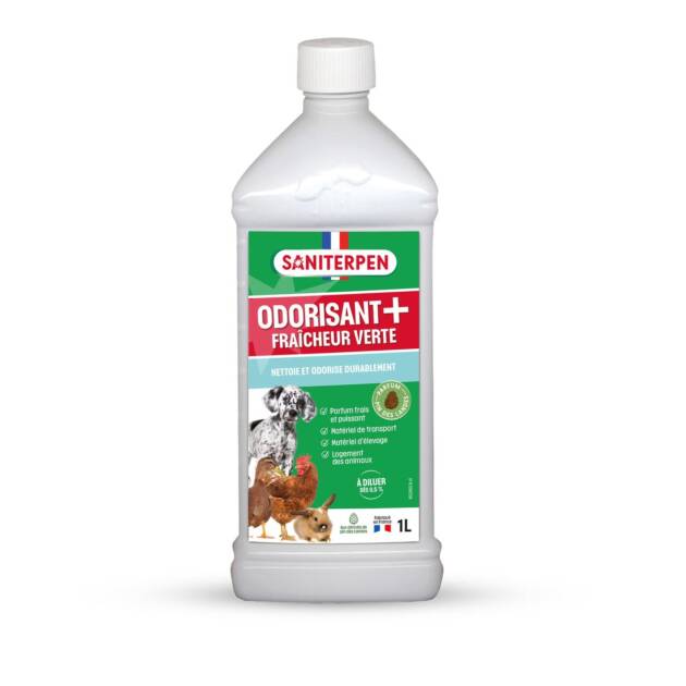 Saniterpen - Odorisant plus - Fraîcheur verte - 1l.