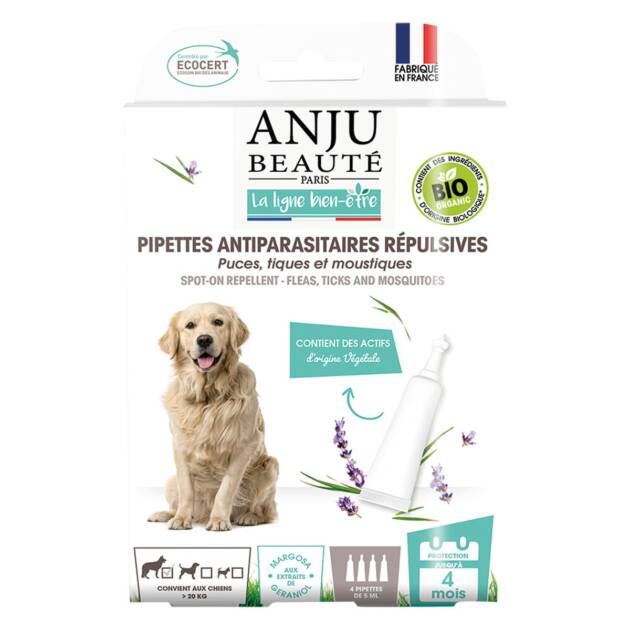 Anju - Pipette antiparasitaire - Grand chien - + 20 kg