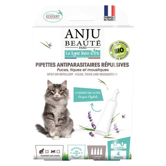 Anju - Pipette antiparasitaire - Chat