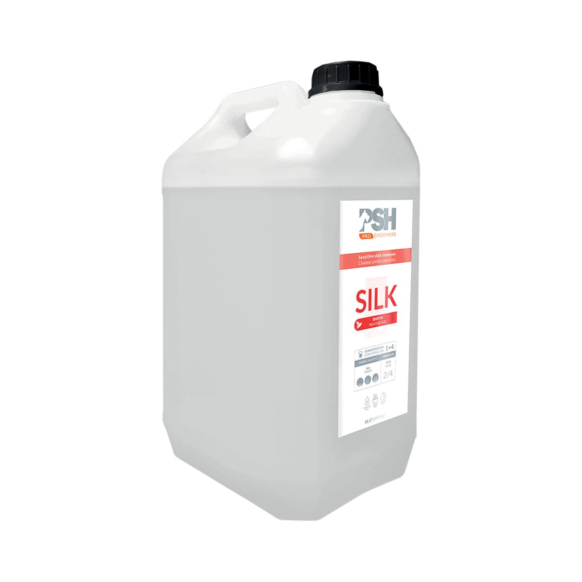 PSH - Shampoing - Peau sensible Silk - 5 litres