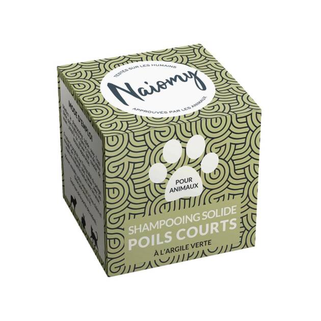 Naiomy - Shampoing solide poils courts - 60 ml