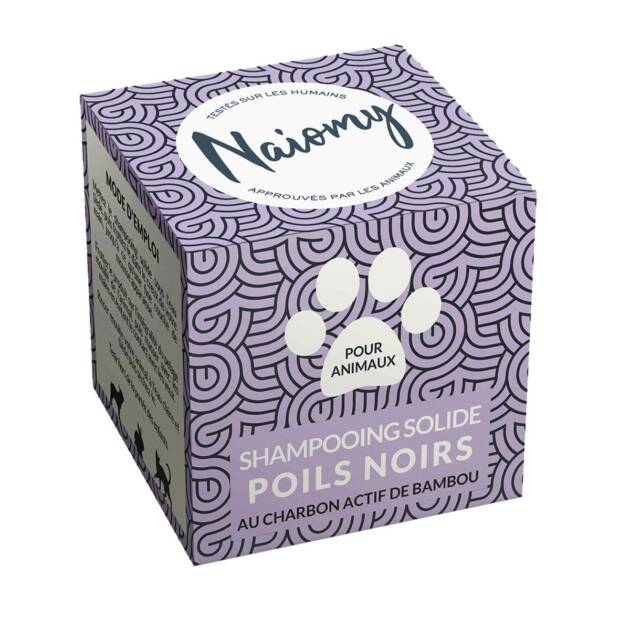 Naiomy - Shampoing solide poils noirs - 60 ml