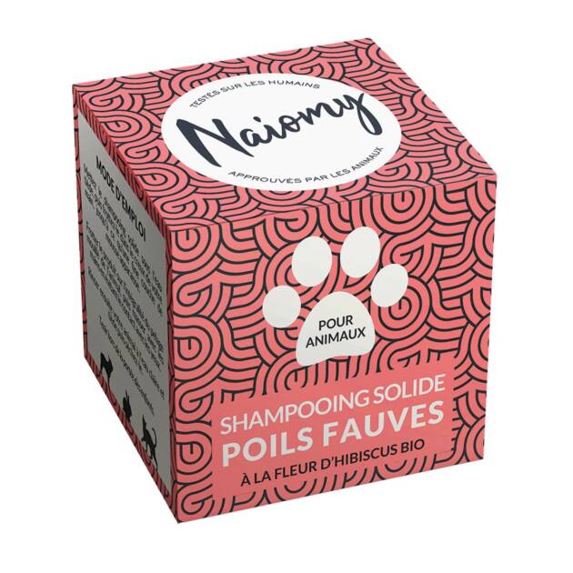 Naiomy - Shampoing solide poils fauves - 60 ml
