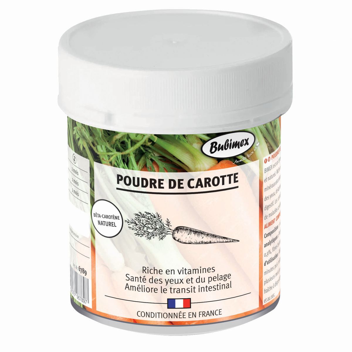 Poudre de carotte - 400 g