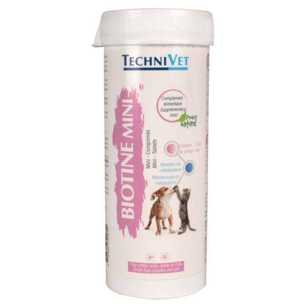 TechniVet - Biotine Mini - 200 comprimés - 100g