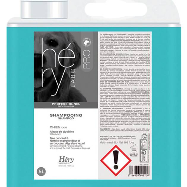 Héry - Shampoing professionnel - 5l.