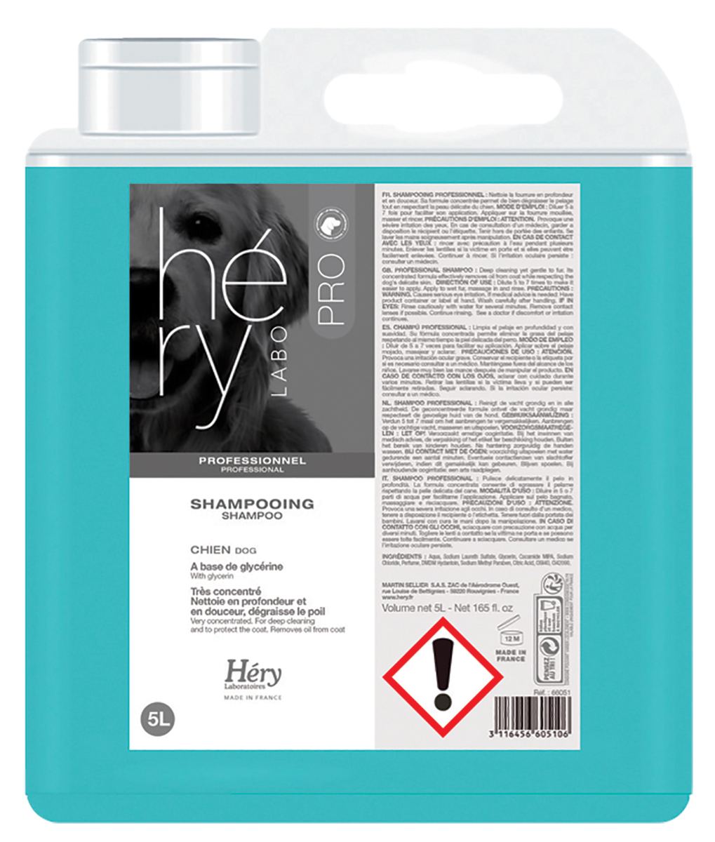 Héry - Shampoing professionnel - 5l.