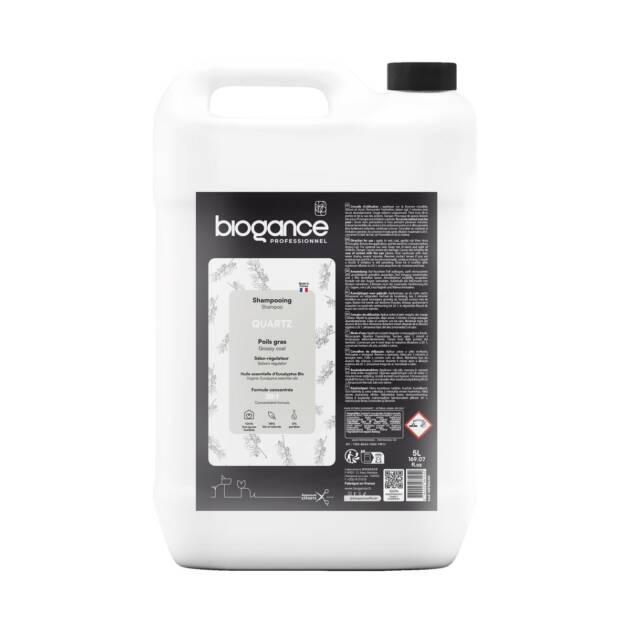 Biogance - Shampoing Quartz dégraissant - 5 litres