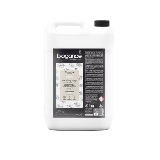 Biogance - Shampoing Satin poils longs - 5 litres