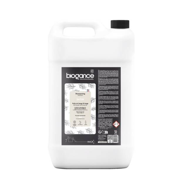 Biogance - Shampoing Satin poils longs - 10 litres