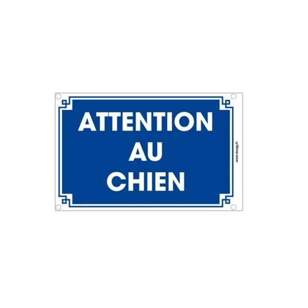 Plaque - Attention au chien