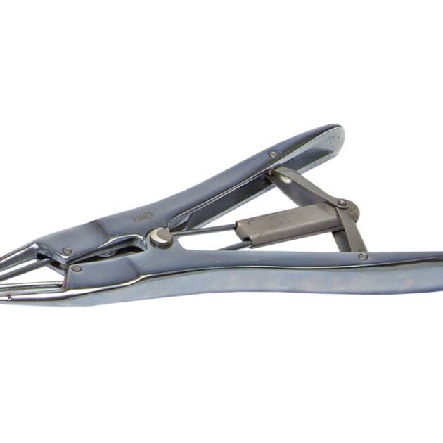 Pince de serrage pour anneaux en caoutchouc