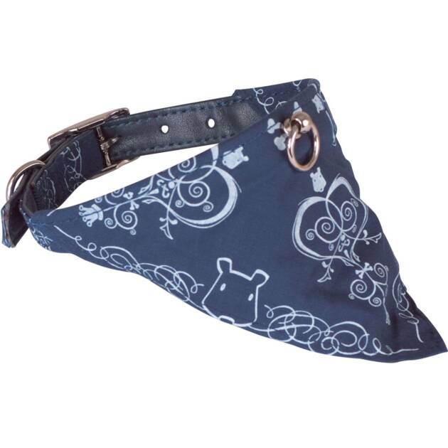 Doogy - Collier Plage - Bleu - 25-33 cm*16 mm