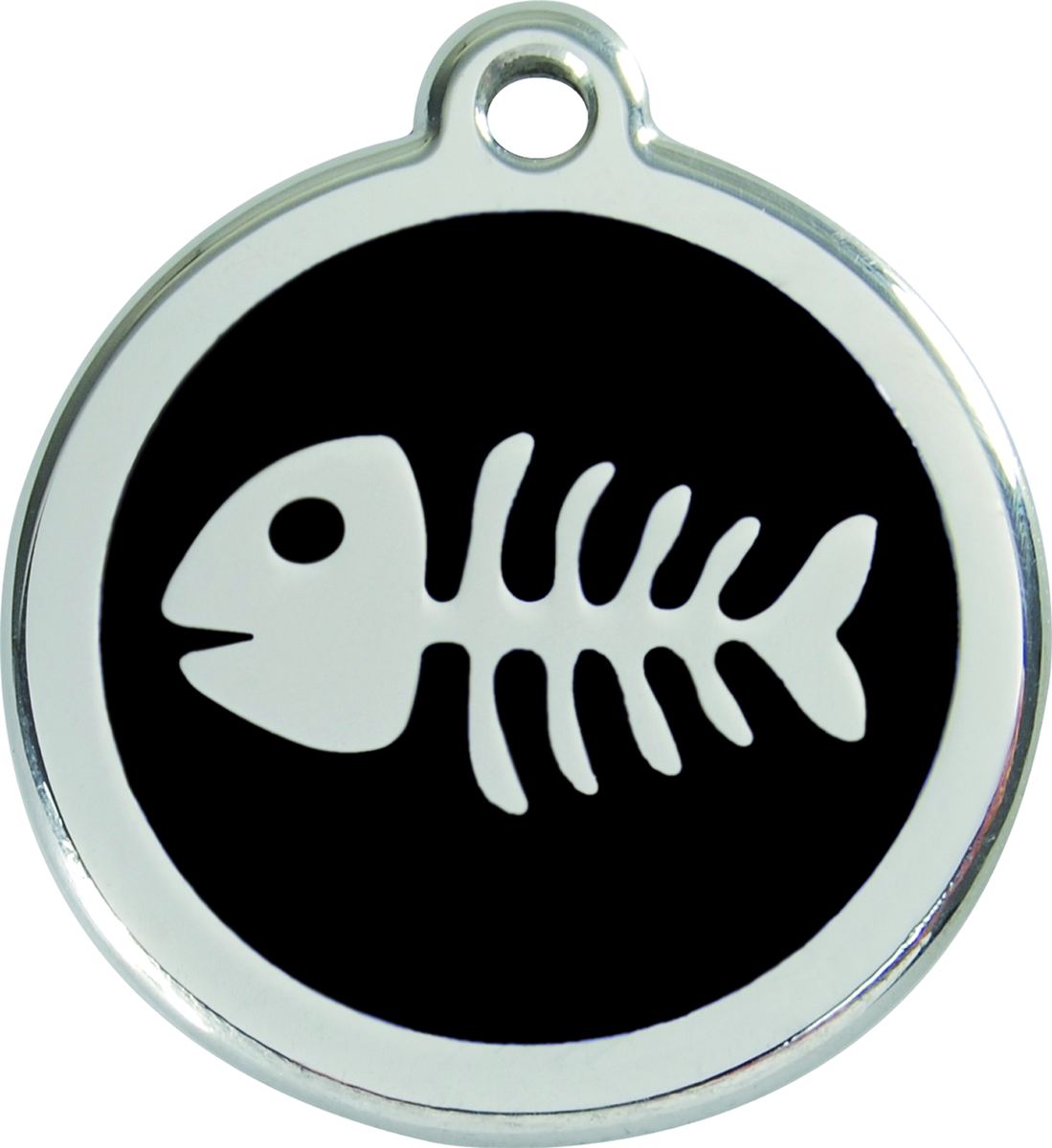 Red Dingo - Médaille chat - 20 mm - Noir Arêtes