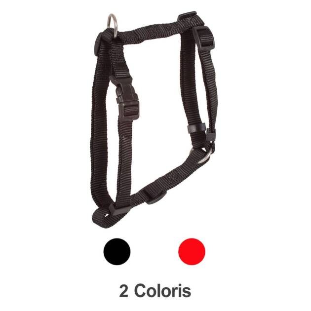 Harnais nylon "Basic" - 30/50 cm*10 mm