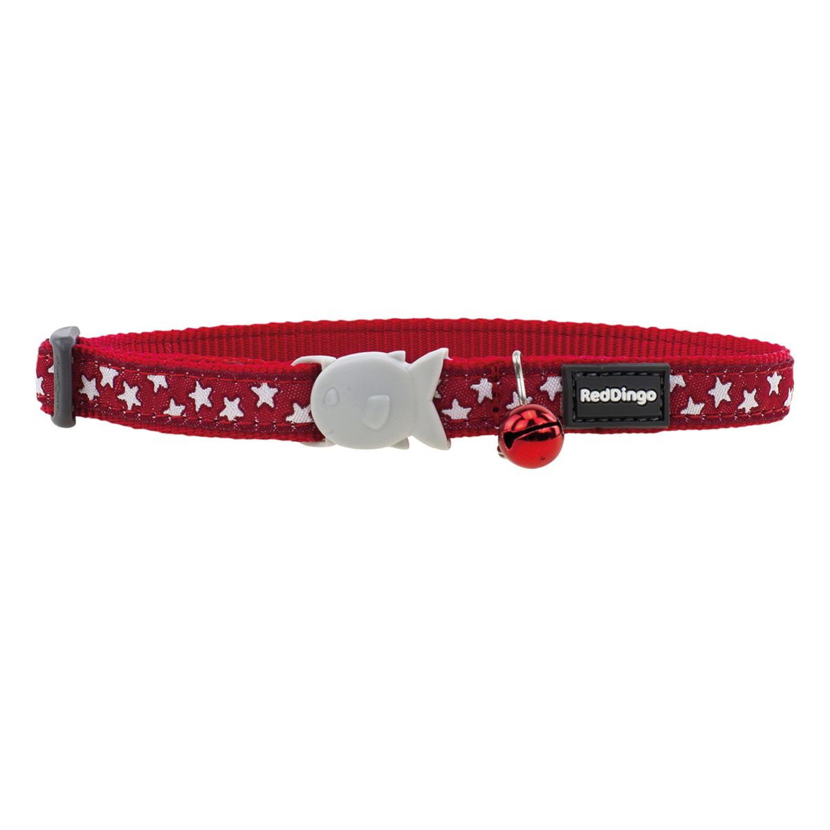 Red Dingo - Collier chat fantaisie -Rouge Etoiles