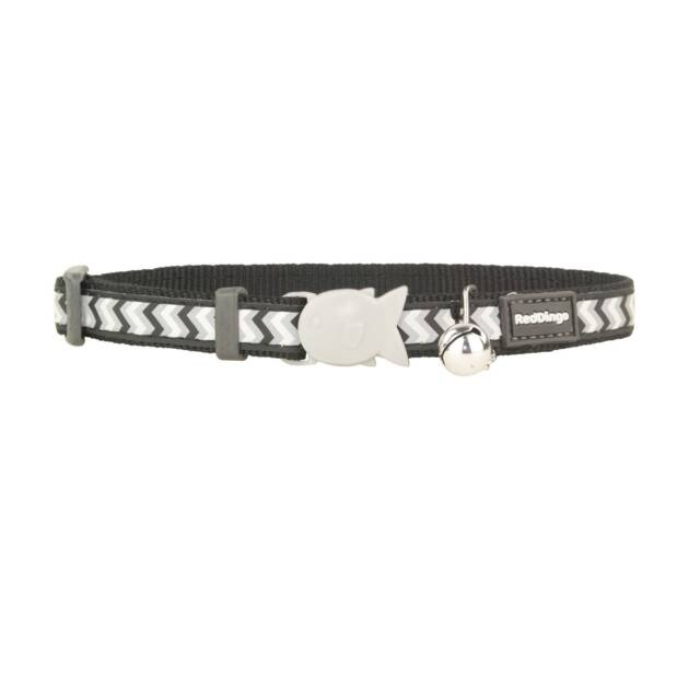 Red Dingo - Collier réflective - Noir Ziggy