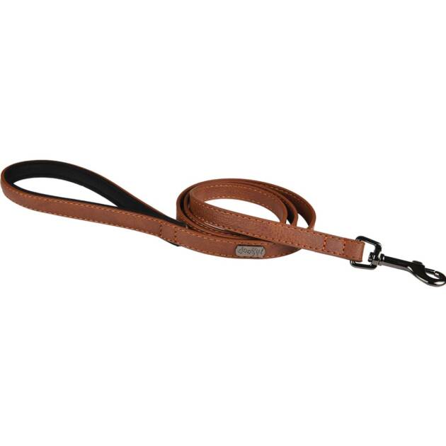 Doogy - Laisse Simili Basics - 120 cm - Brun