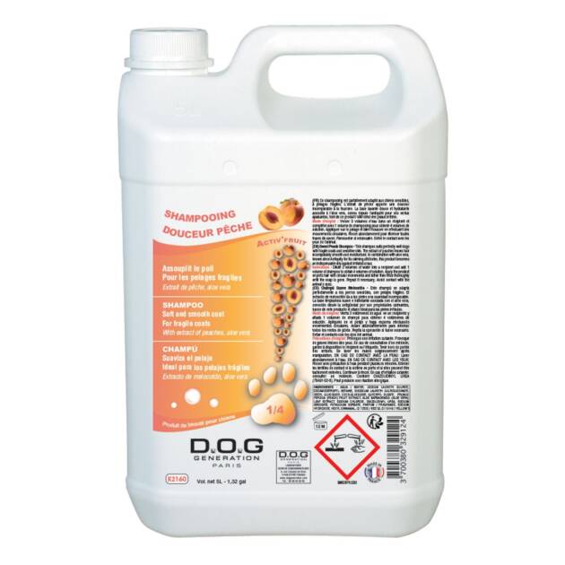 DG - Shampoing - Pêche - 5l.