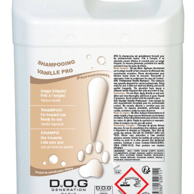 DG - Shampoing - Vanille PRO - 5l.