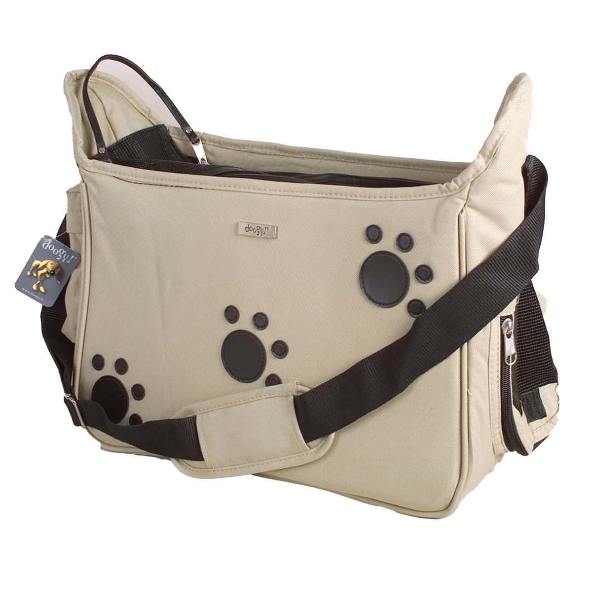 Doogy - Sac de transport "Star" - Motif pattes - B