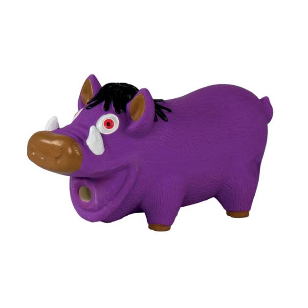 Phacochère en latex - Violet