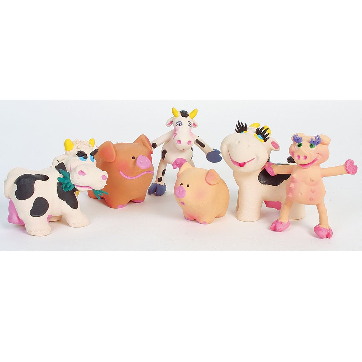 Lot de 24 jouets en latex "La Ferme"