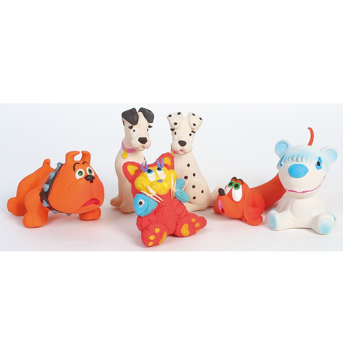Lot de 24 jouets en latex "La Maison"