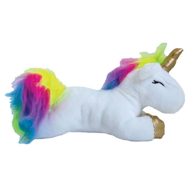 Peluche sonore - Licorne - Blanc - 15 cm