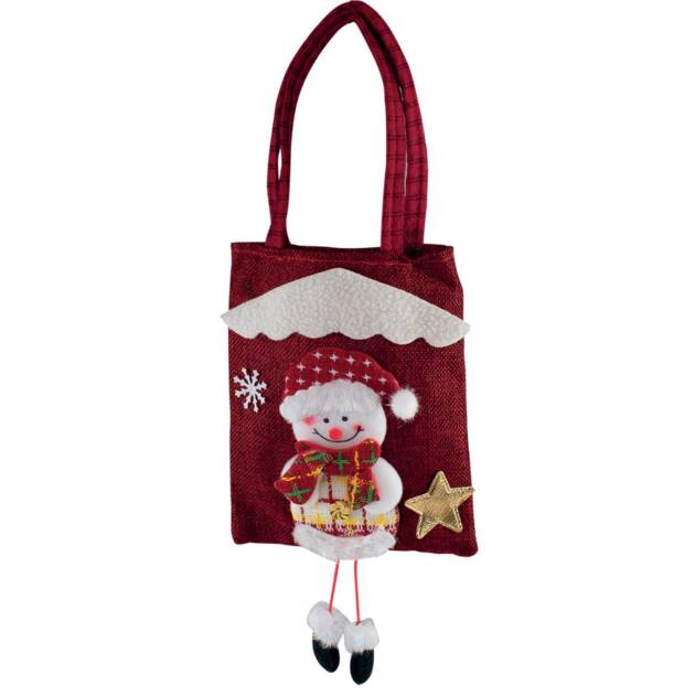 Sac de Noël - Bonhomme de neige