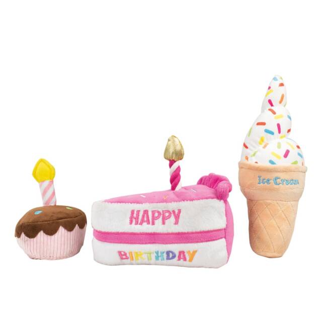 Lot de peluche "Birthday" - 3 pièces