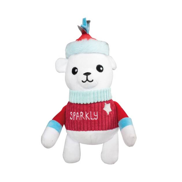 Peluche de Noël sonore - Ours de Noël