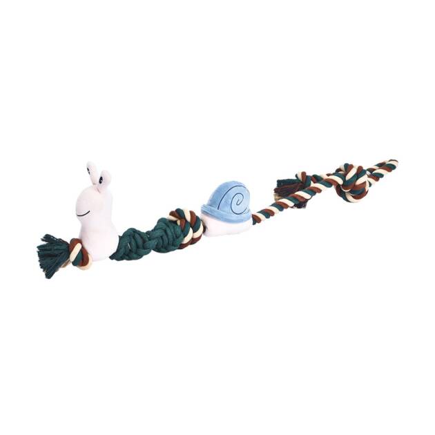 Peluche escargot avec corde