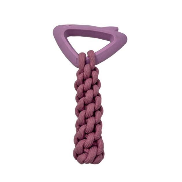 Doogy - Jouet TPR Rope Triangle - 29 cm