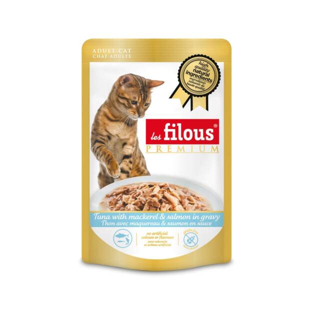 Les Filous - Sachet fraîcheur en sauce - Thon/Maquereau