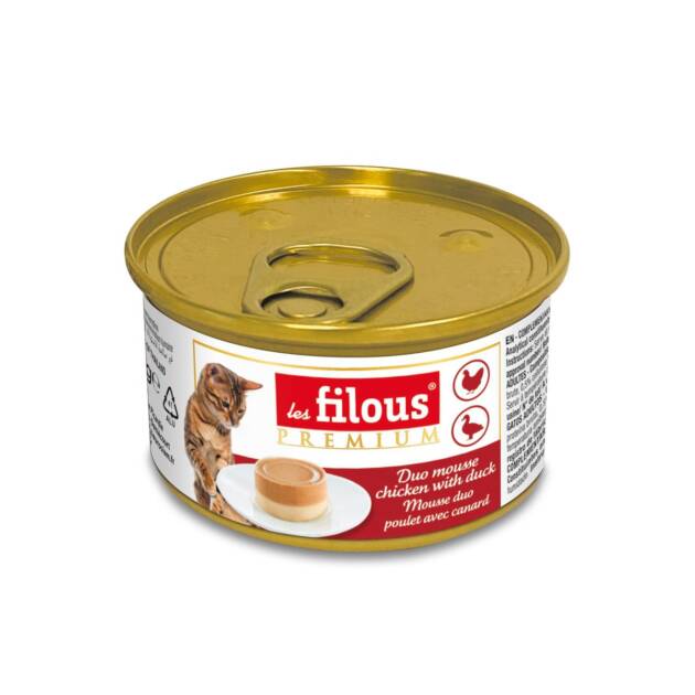 Les Filous - Mousse duo - Poulet/Canard