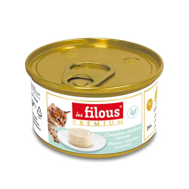 Les Filous - Mousse complète pour chaton - Poulet